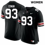 Women's Ohio State Buckeyes #93 Jacolbe Cowan Black Nike NCAA College Football Jersey On Sale UKF8144GK